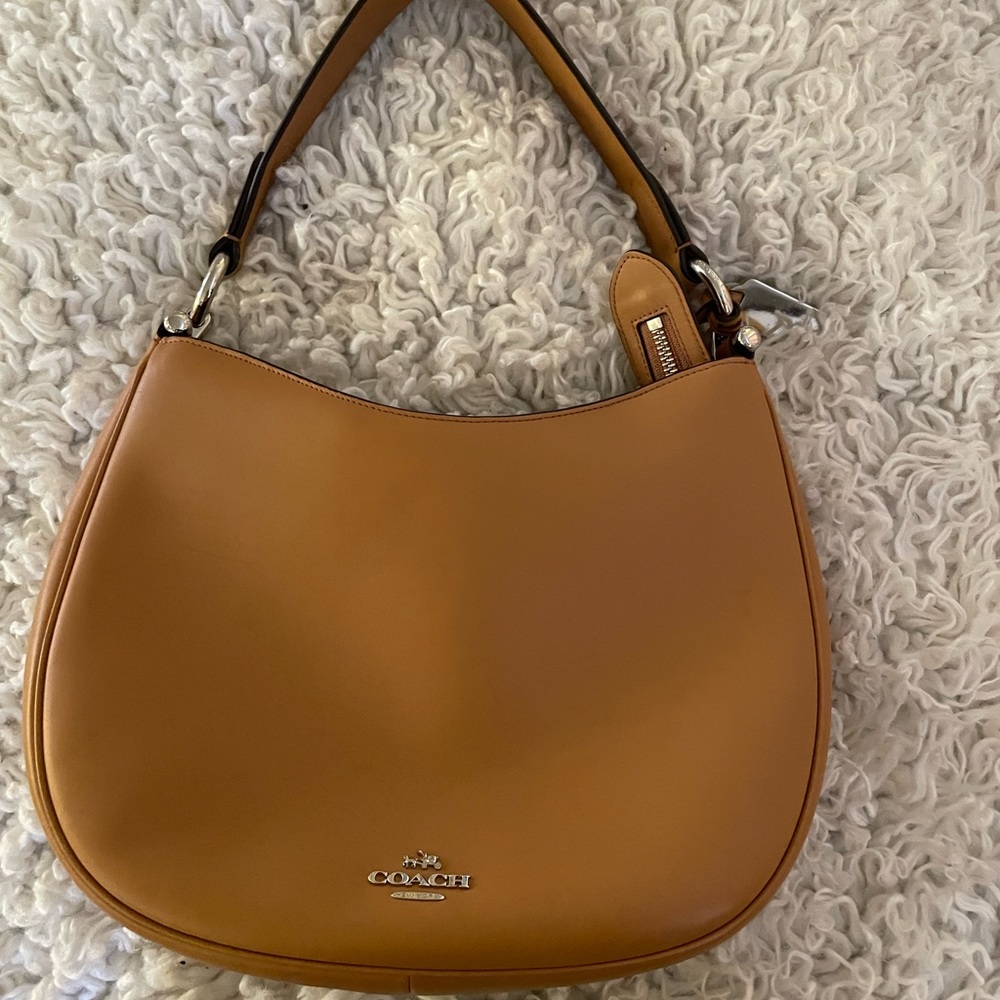 Brown coach bag